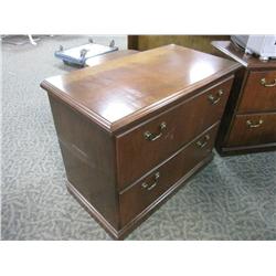 Mahogany Traditional 2 Drawer File Cabinet