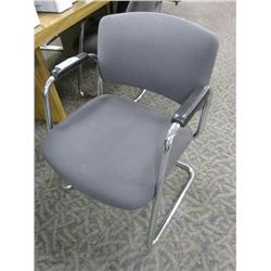 Steelcase Grey Sled Base Client Chair