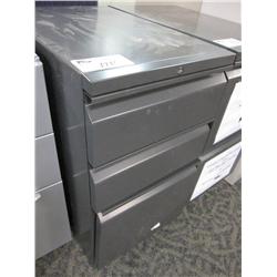 Grey Mobile File Pedestal