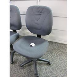 Grey Gas Lift Steno Chair