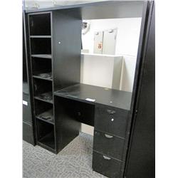 Black Storage Desk