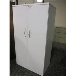 White 2 Door Storage Cabinet