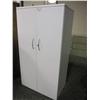 Image 1 : White 2 Door Storage Cabinet