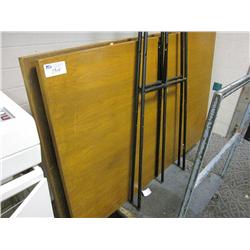 Large Oak Boardroom Table With No Base