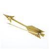 Image 4 : Antique Art Nouveau Solid 14k Yellow Gold Detailed Seed Pearl Arrow Pin Brooch