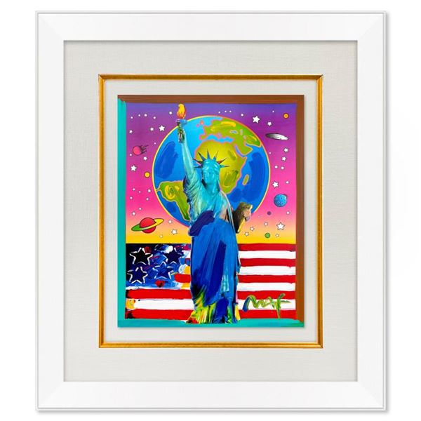 Liberty, Earth and Flag by Peter Max