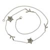 Image 4 : Tiffany & Co. 18k Gold Diamond Starfish Station Necklace w/ Stud Earrings Set