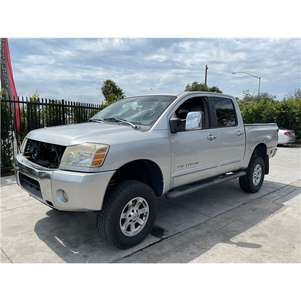 NISS TITAN 2005 SALVAGED TITLE