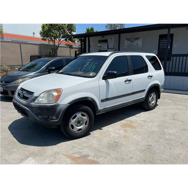 HOND CR-V 2002 O/S TITLE 2 DAYS