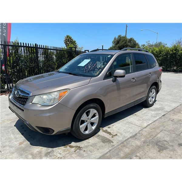 SUBA FORESTER  2014 APPT/DUP-T SMOG