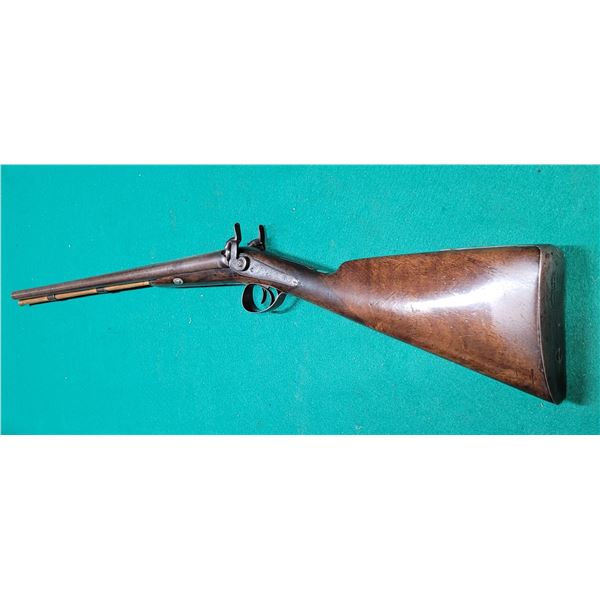 D. Egg 12ga Double Barrel Percussion Muzzleloader Rifle