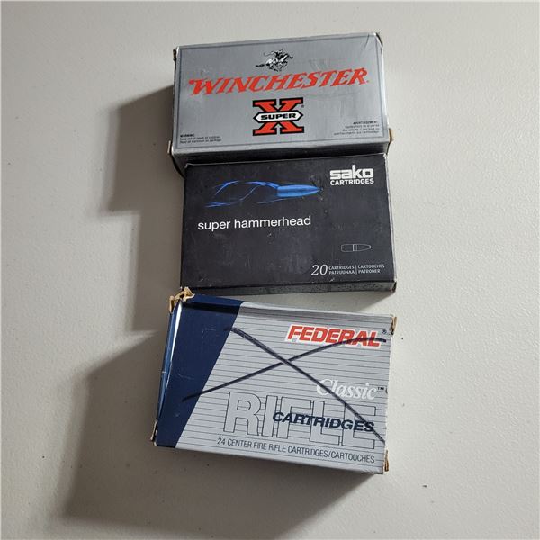 30-06  Factory Federal, Sako, and Winchester Ammo