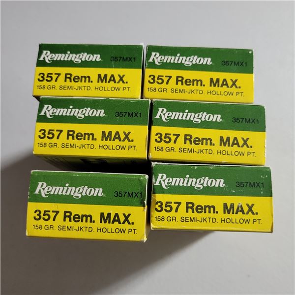 357 Remington Maximum Factory Ammo 120 Rounds