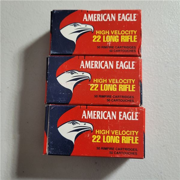 22 Long Rifle Rimfire  American Eagle High Velocity  119 Rounds