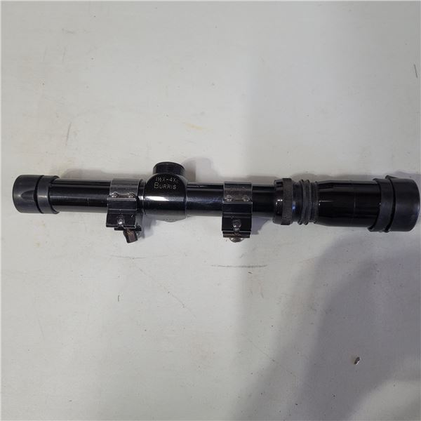 Burris 1 1/2-4x-32 Long Eye Relief Scope with Weaver Rings