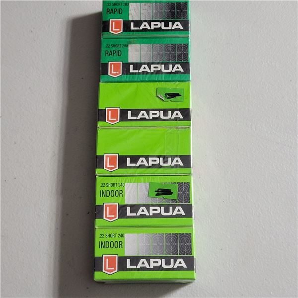 22 Short Lapua Ammo 300 Rounds