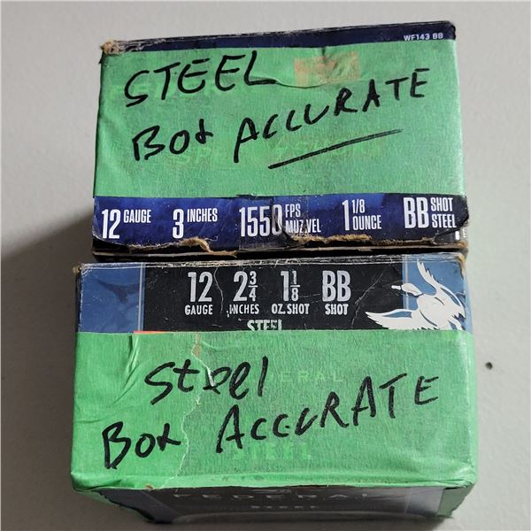 12ga  Mixed 2 3/4" and 3"  Shotshells (may be reloads) 50 Rounds