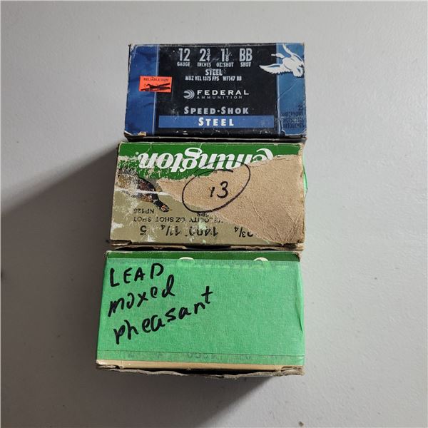 12 ga 2 3/4" Steel & Lead Shotshells