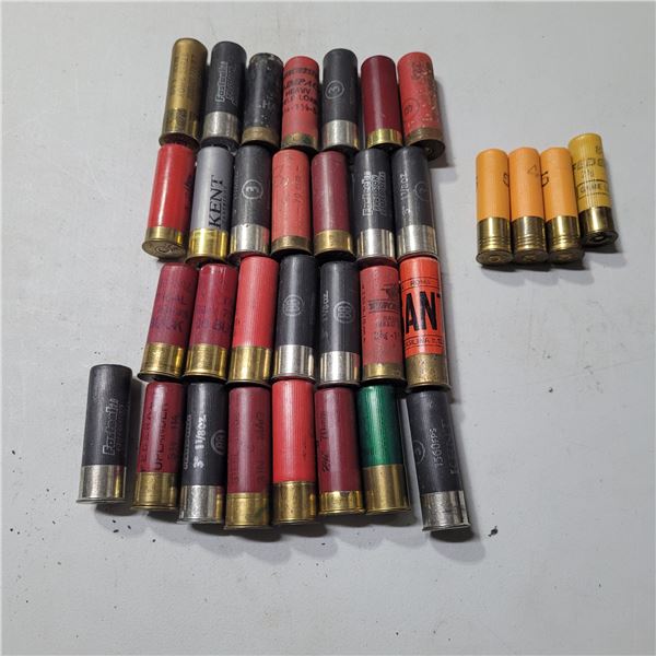 29 12ga & 4 20ga Mixed Brands  Lead Shotshells