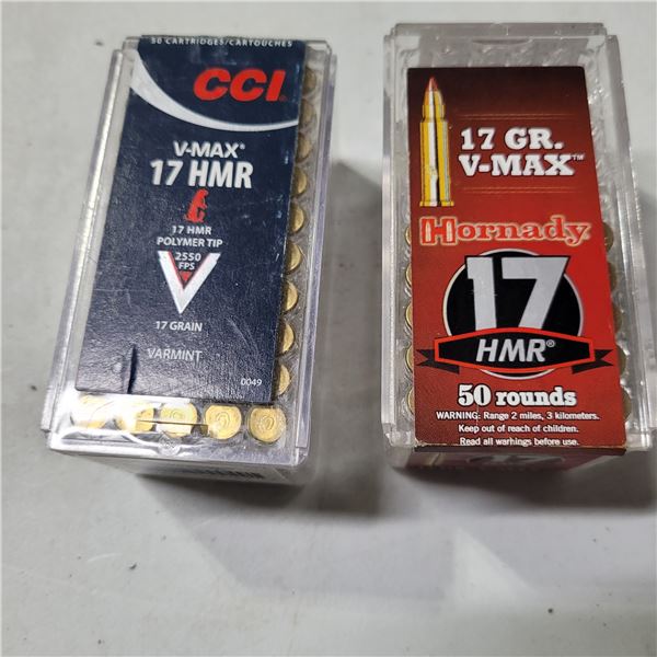 .17 HMR CCI & Hornady Ammo