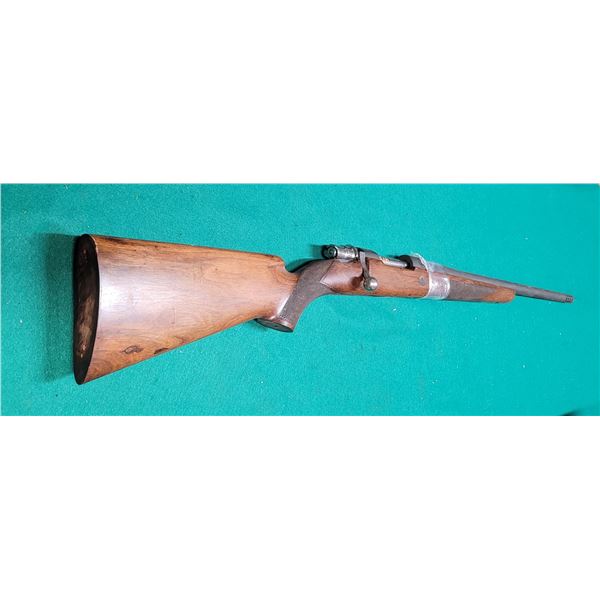 Mauser Style Bolt Action Rifle   Unknown Caliber  Possibly 416  PARTS GUN