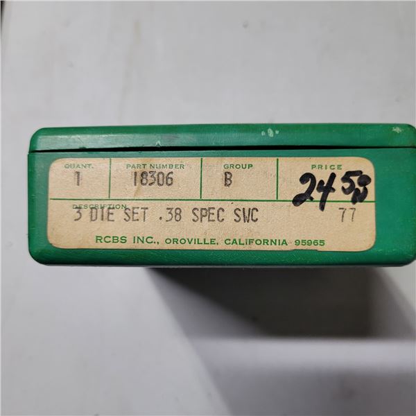RCBS 38 Special 3 Die Set