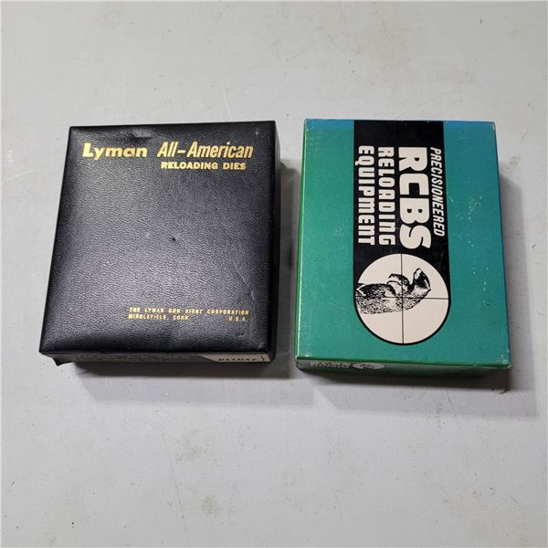Lyman 45 ACP 3 Die Set & RCBS 38Sp 3 Die Set