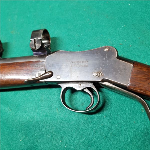 WW Greener Martini Takedown with .222R Centerfire Sleeved Barrel