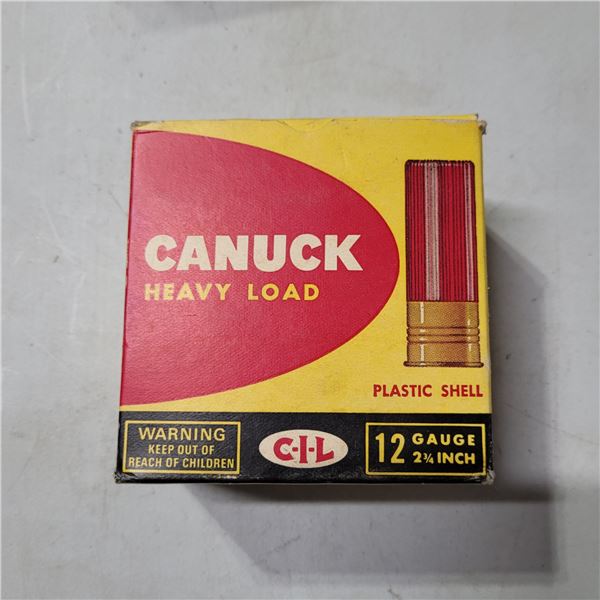 12ga  2 3/4"  #5 Lead Canuck Shotshells Collector Box