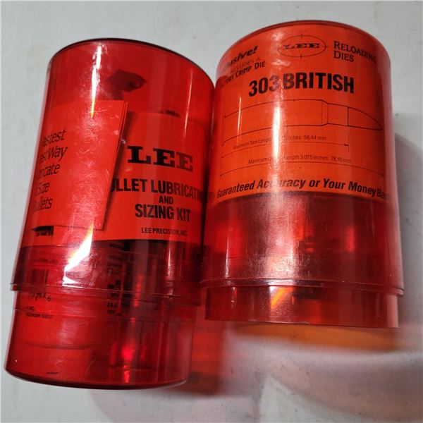 303 British Bullet  Lubricating & Sizing Die Plus 303 Crimp Die