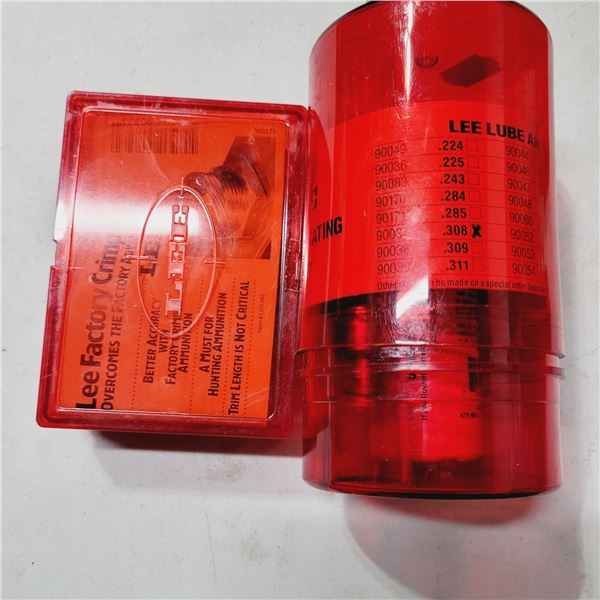 Lee 308 Win Crimp Die & Bullet  Lubricating & Sizing Die