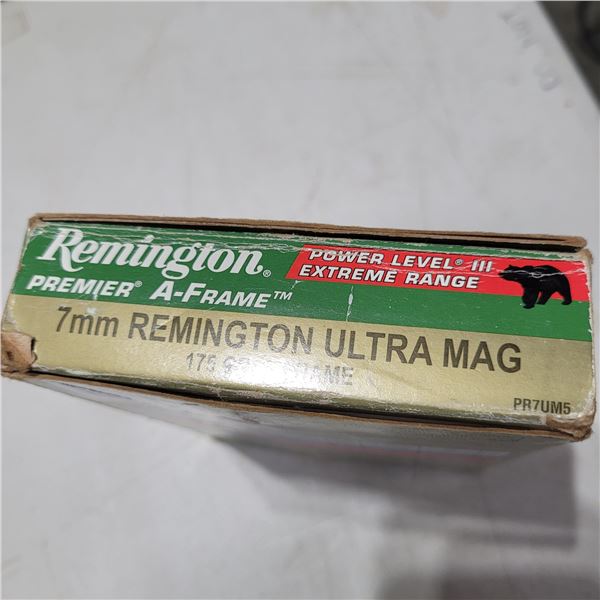 7mm Remington Ultra Mag Factory Ammo