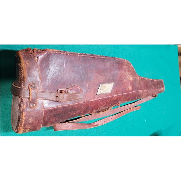 Vintage Leather Shotgun Case & Cleaning Rod