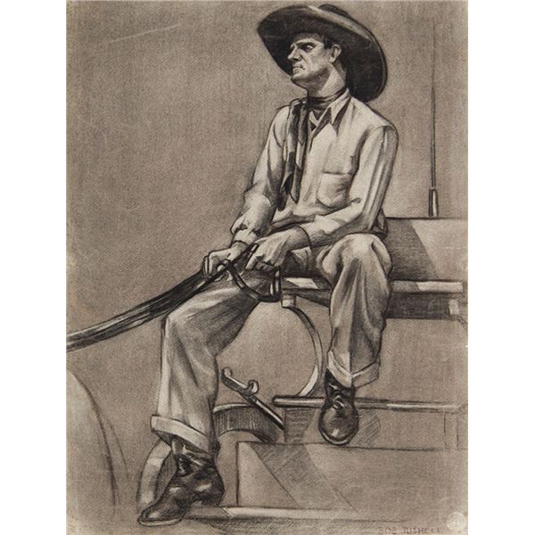 Robert Rishell (1917-1976) - 25 x 18 1/2 inches