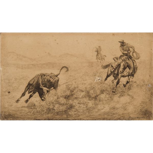 Edward Borein (1872-1945) - 5 3/4 x 10 inches