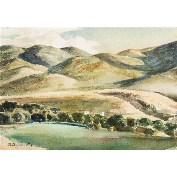 Peter Hurd (1904-1984) - 6 3/4 x 9 3/4 inches