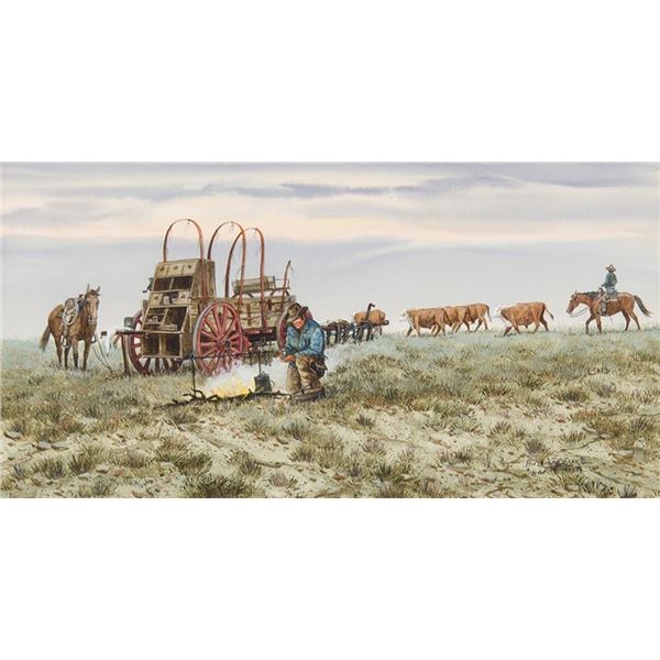 Austin Deuel ((1939 - 2021)) - 12 1/2 x 24 inches