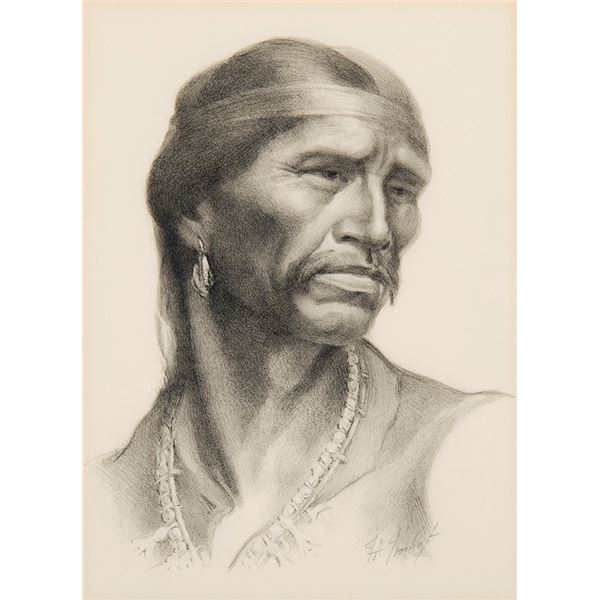 Joseph Imhof (1871-1955) - 14 1/2 x 10 1/2 inches