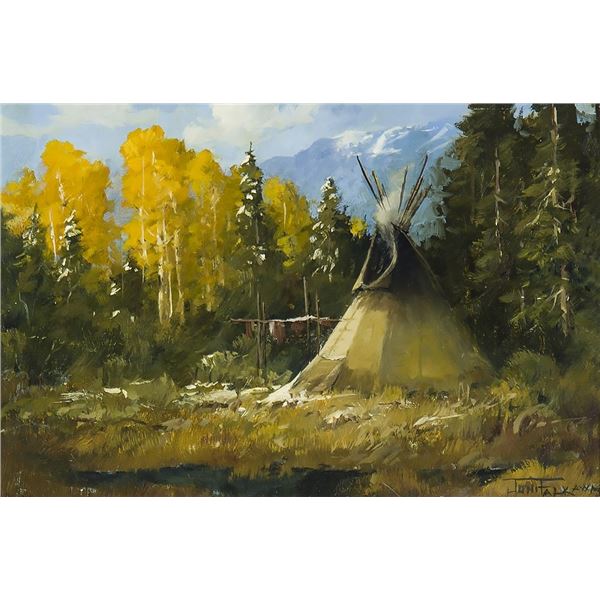 Joni Falk (b. 1933) - 5 3/4 x 8 3/4 inches