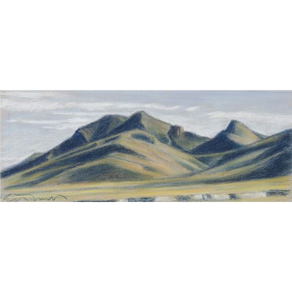 Ed Mell (1942-2024) - 5 1/2 x 13 3/4 inches