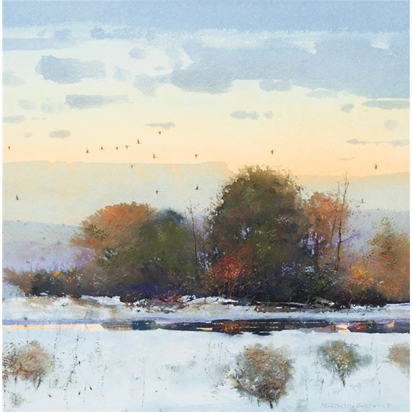 Tom Perkinson (b. 1940) - 16 x 16 inches