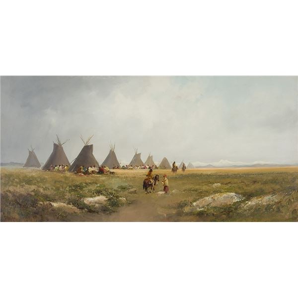 Frederick Schafer (1839-1927) - 30 × 60 inches