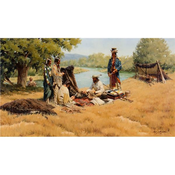 Harvey Johnson (1921-2005) - 24 x 42 inches