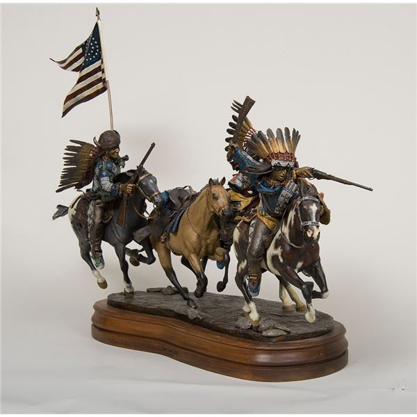 Dave McGary (1958-2013) - 25 1/2 inches overall height