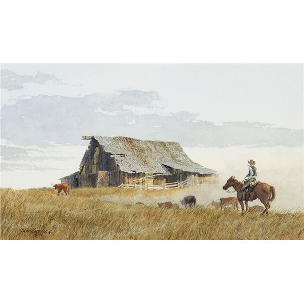 David Halbach (1931-2022) - 10 3/4 x 18 inches