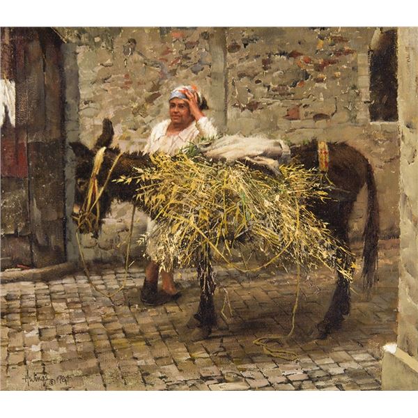 Clark Hulings (1922-2011) - 13 x 15 inches