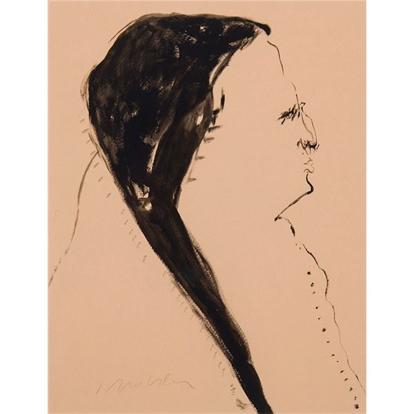Fritz Scholder (1937-2005) - 14 x 10 1/2 inches