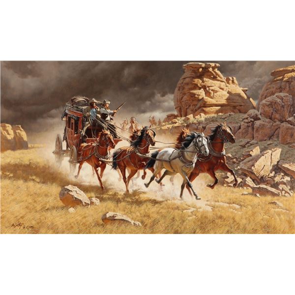 Frank McCarthy (1924-2002) - 24 x 40 inches