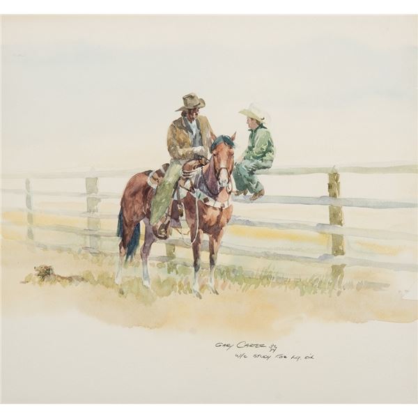 Gary Carter (b. 1939) - 12 x 13 inches