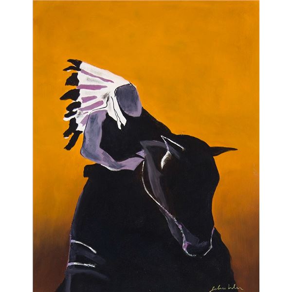 Fritz Scholder (1937-2005) - 18 3/4 x 14 3/4 inches